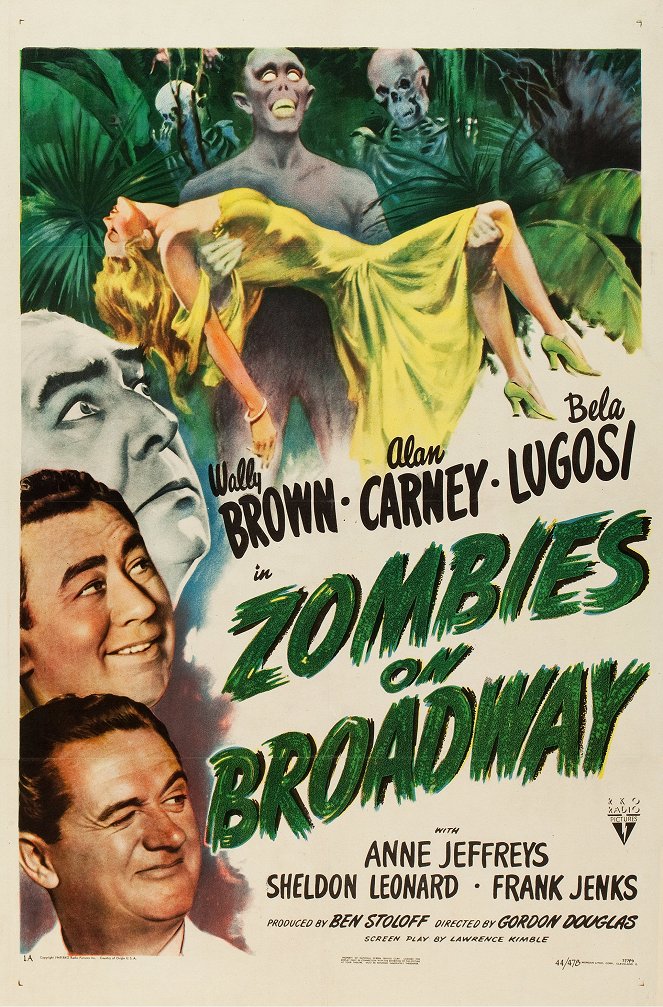 Zombies on Broadway - Julisteet