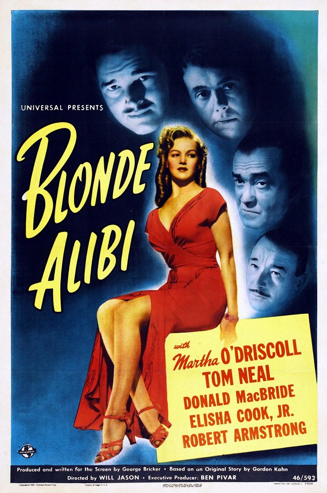 Blonde Alibi - Posters