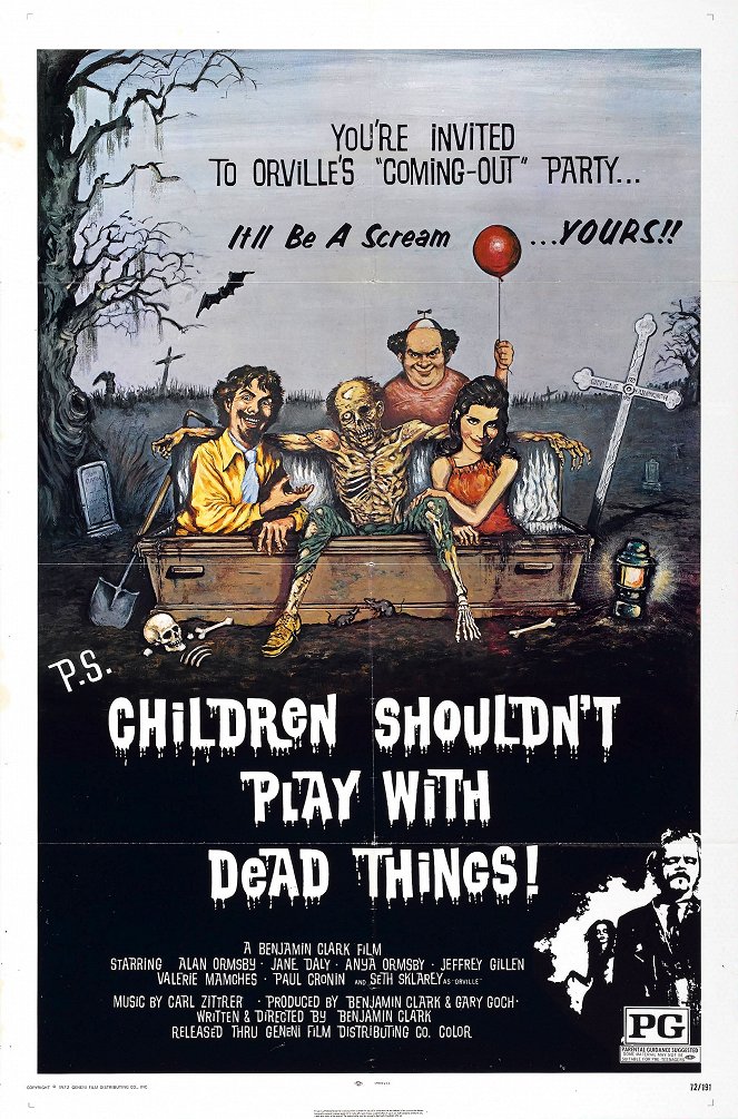 Los niños no deben jugar con cosas muertas - Carteles