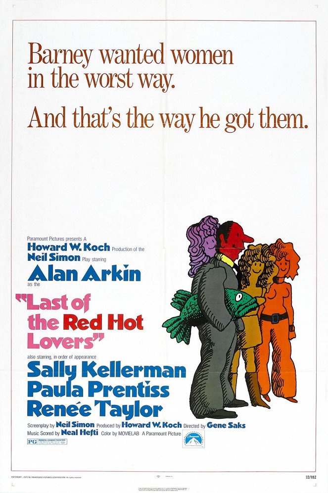 Last of the Red Hot Lovers - Posters