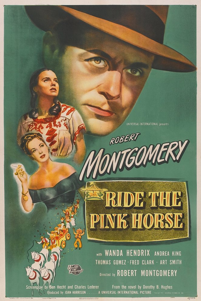 Reite auf dem rosa Pferd - Plakate