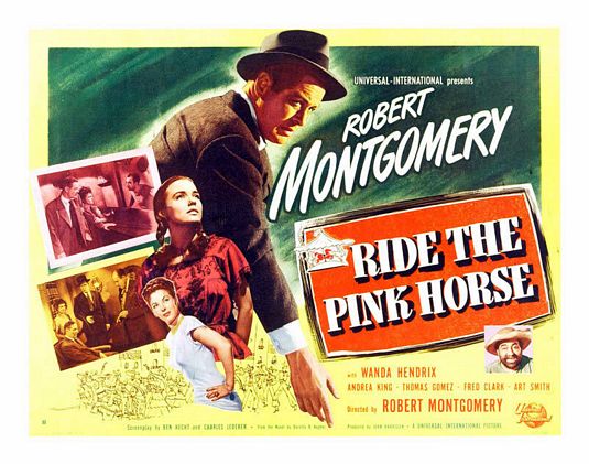 Ride the Pink Horse - Posters