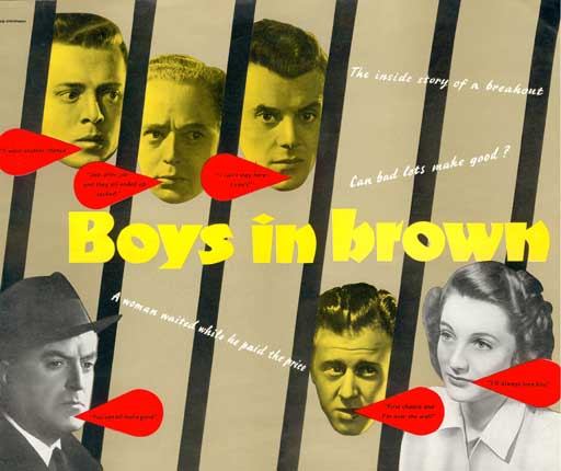 Boys in Brown - Cartazes
