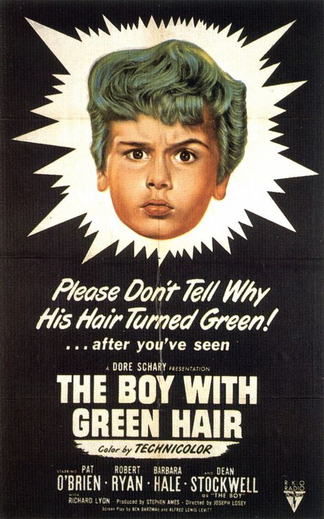 Chlapec se zelenými vlasy - Plagáty