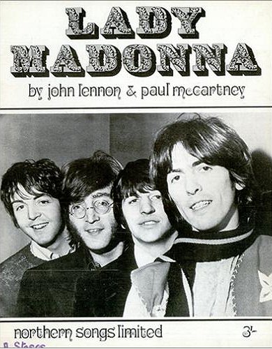 The Beatles: Lady Madonna - Plakate