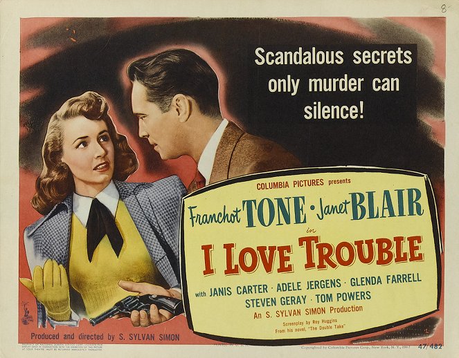 I Love Trouble - Affiches