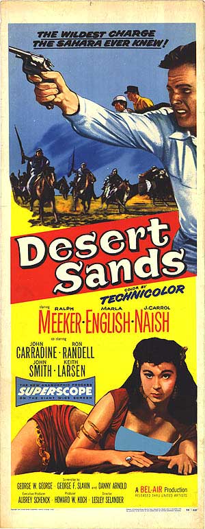 Arenas del desierto - Carteles