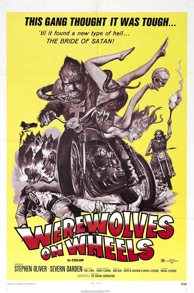 Werewolves on Wheels - Affiches