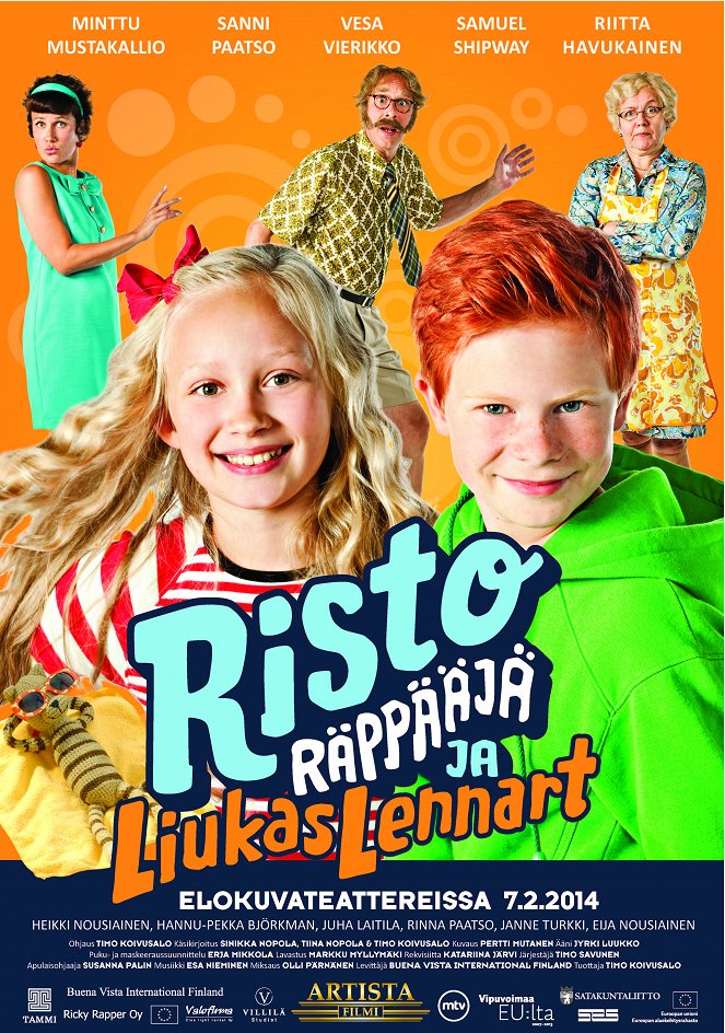 Risto Räppääjä ja liukas Lennart - Posters