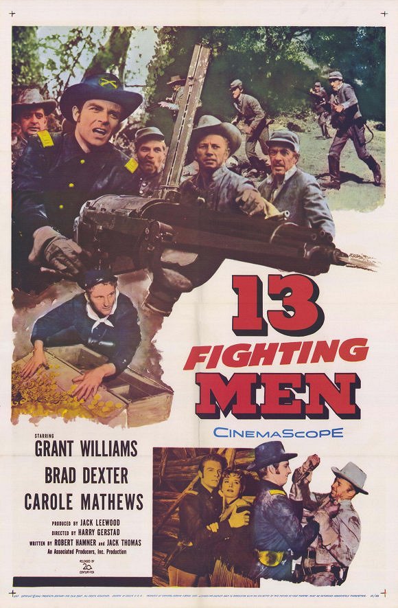 13 Fighting Men - Affiches