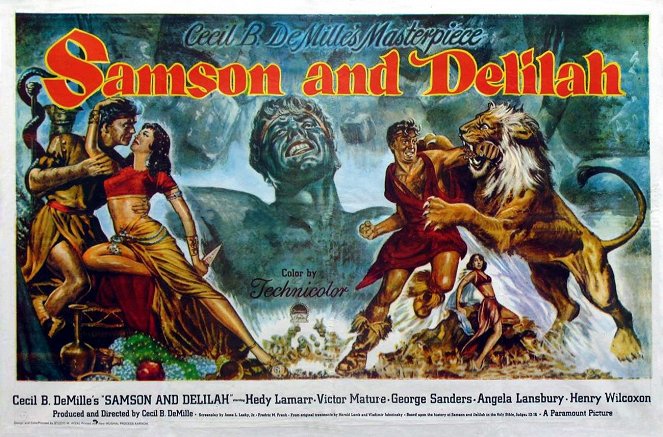 Samson und Delilah - Plakate