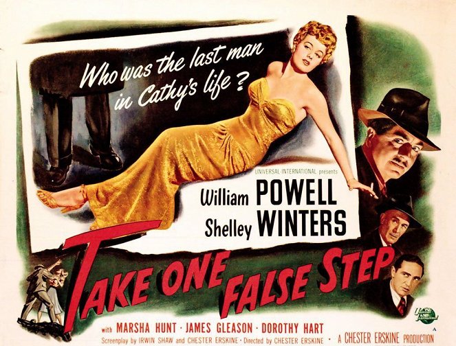 Take One False Step - Posters