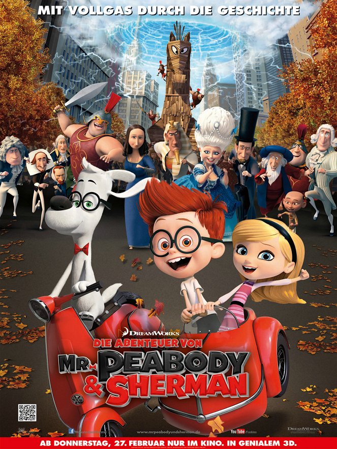 Die Abenteuer von Mr. Peabody & Sherman - Plakate