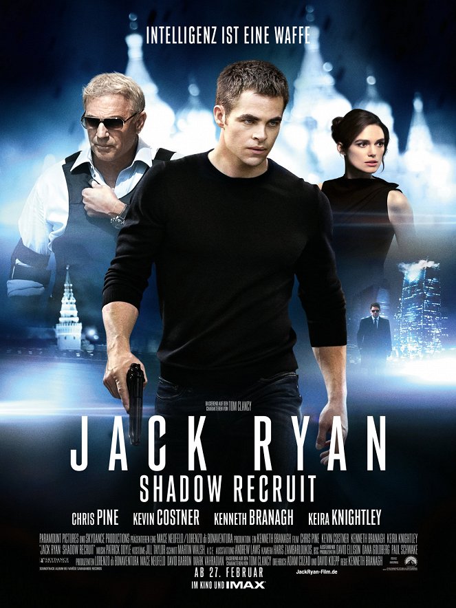 Jack Ryan: Shadow Recruit - Plakate