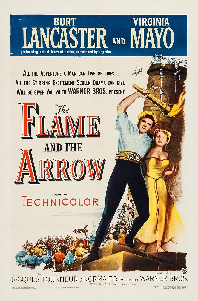 The Flame and the Arrow - Plagáty