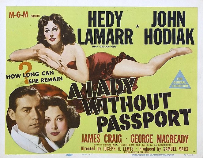 A Lady Without Passport - Plagáty