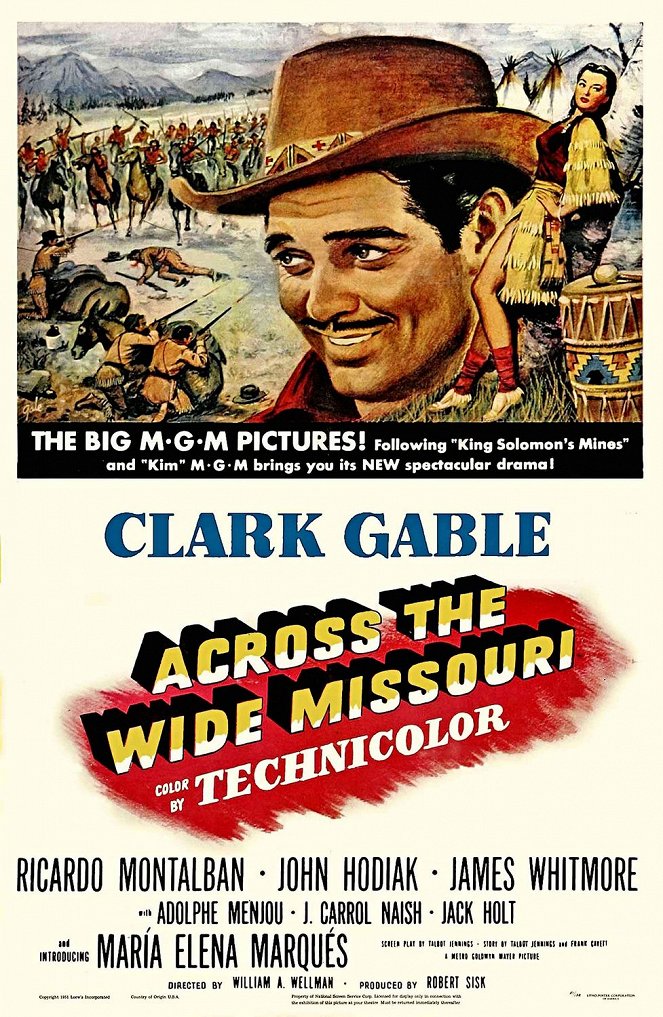 Across the Wide Missouri - Posters