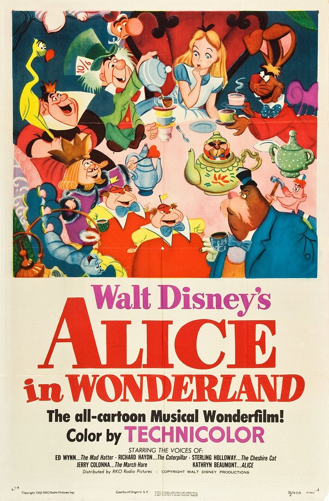 Alice no País das Maravilhas - Cartazes