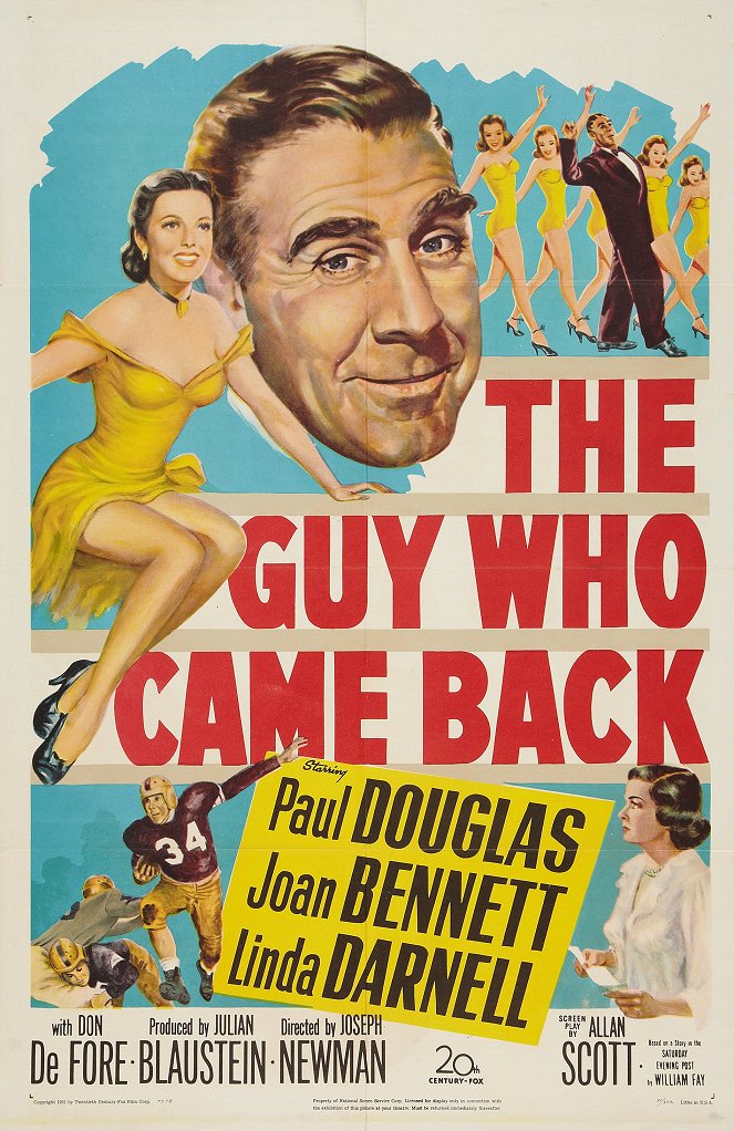 The Guy Who Came Back - Plakáty