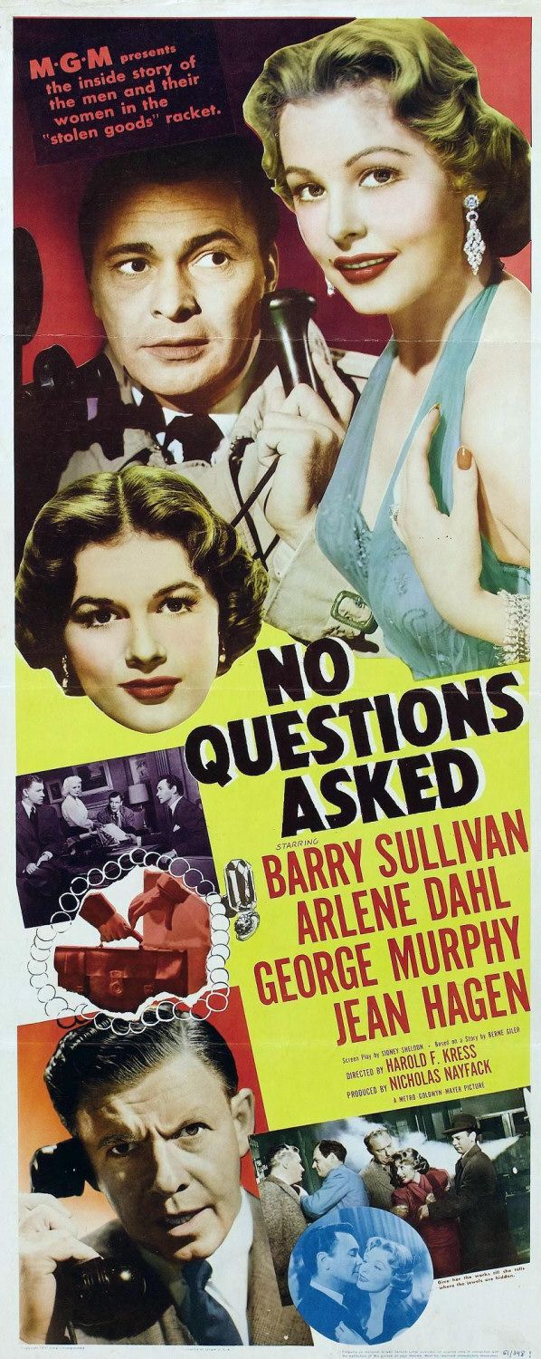 No Questions Asked - Affiches