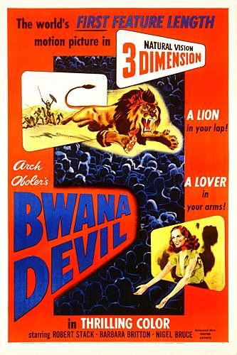 Bwana Devil - Plakaty