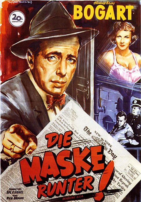 Die Maske runter - Plakate