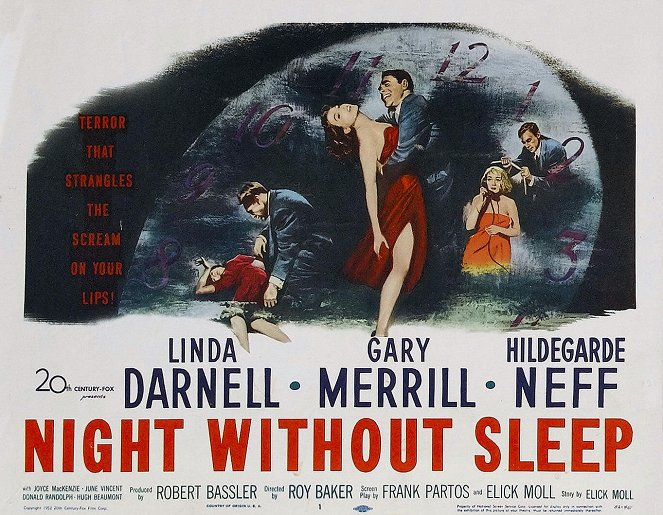 Night Without Sleep - Cartazes