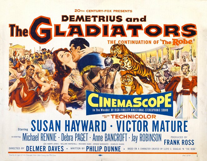 Demetrius és a gladiátorok - Plakátok