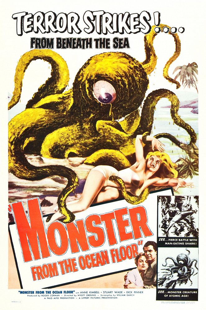 Monster from the Ocean Floor - Plakate