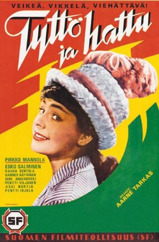 Tyttö ja hattu - Posters