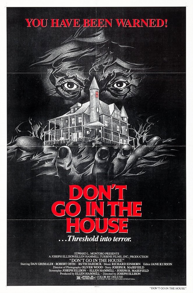 Don't Go in the House - Cartazes