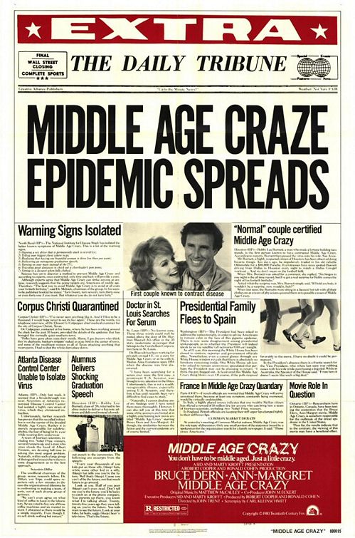 Middle Age Crazy - Plagáty