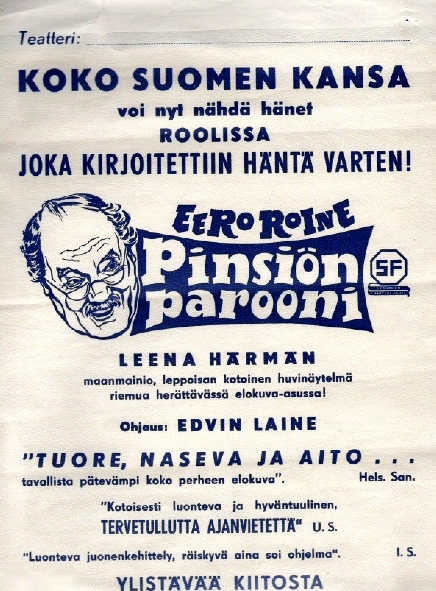The Baron of Pinsiö - Posters