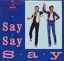 Paul McCartney & Michael Jackson: Say Say Say - Plakaty