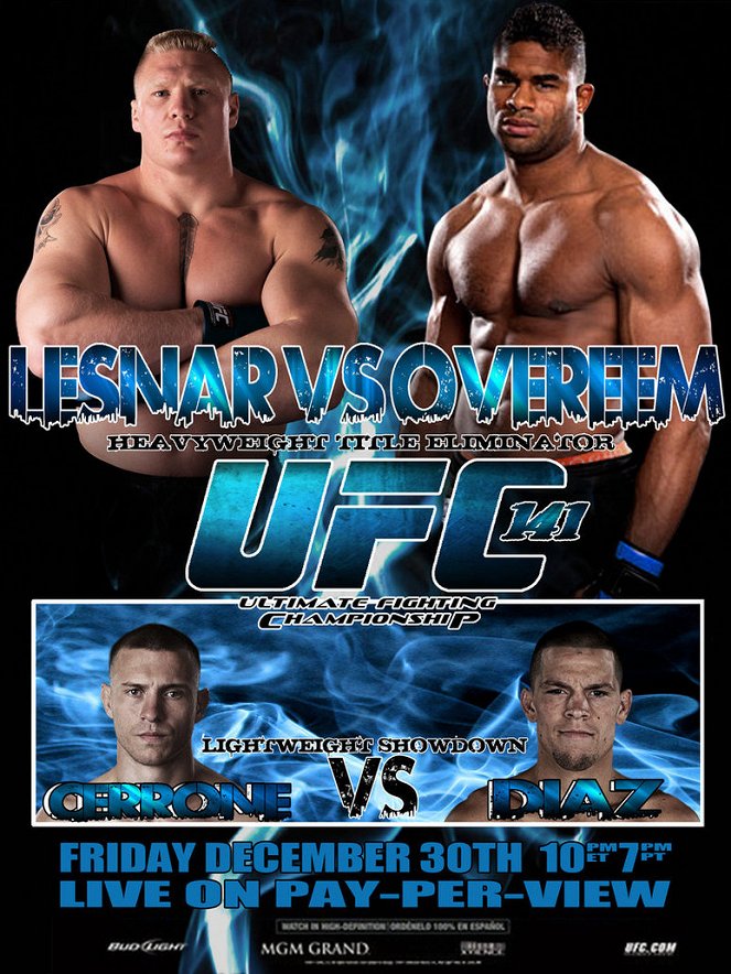 UFC 141: Lesnar vs. Overeem - Affiches