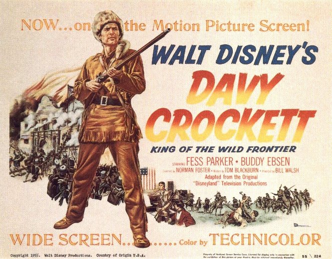 Davy Crockett - rajaseudun kuningas - Julisteet