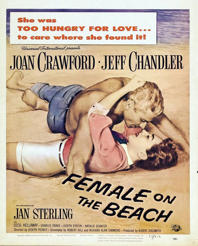 Female on the Beach - Plakate