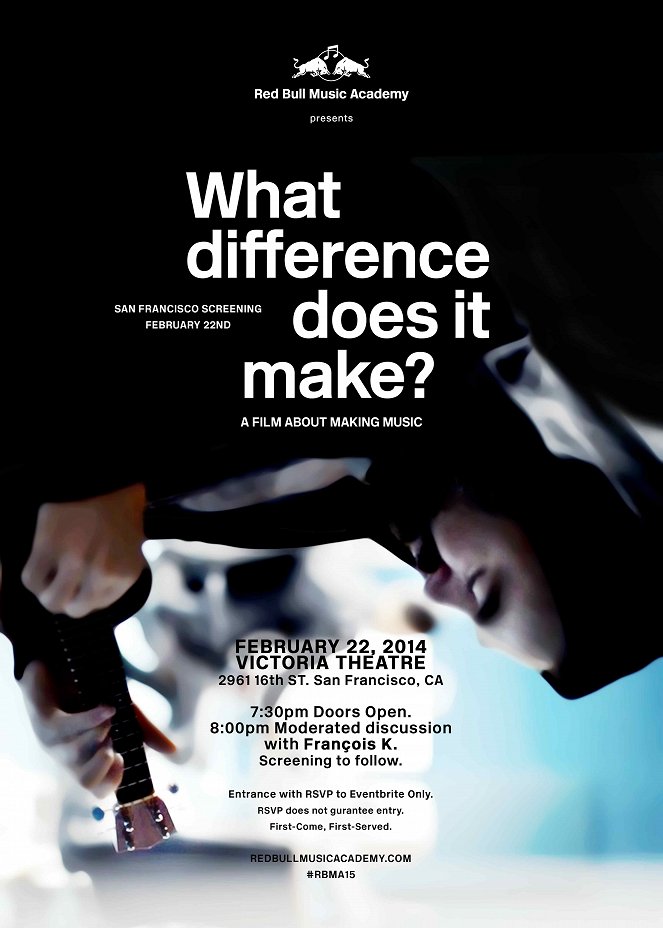 What Difference Does It Make? A Film About Making Music - Plakáty