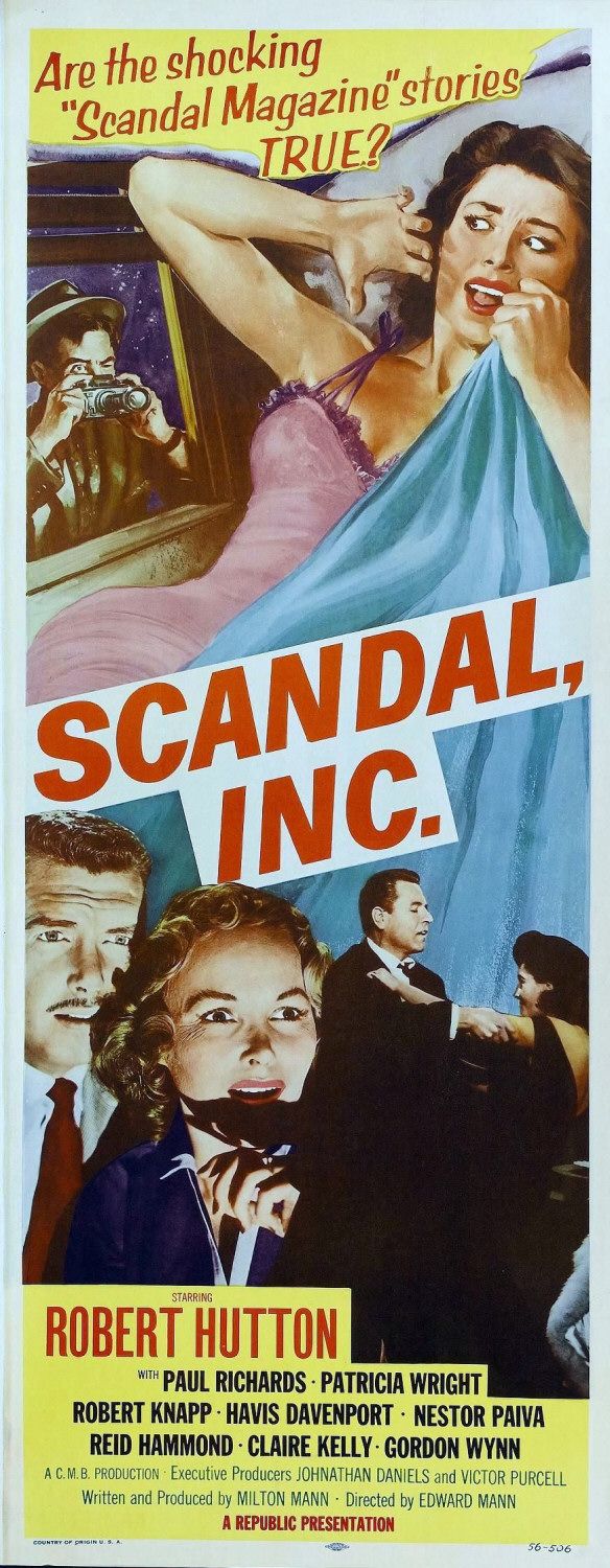 Scandal Incorporated - Cartazes