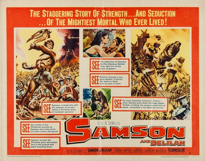 Samson and Delilah - Posters