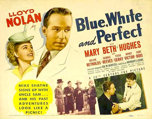 Blue, White and Perfect - Affiches