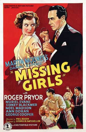 Missing Girls - Carteles