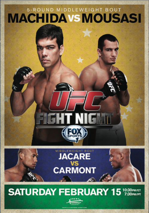 UFC Fight Night: Machida vs. Mousasi - Carteles
