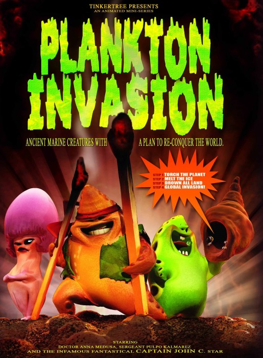 Invaze Planktonu - Plagáty
