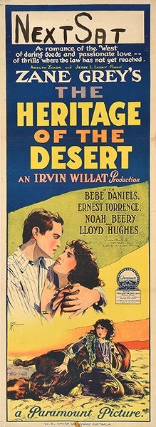 The Heritage of the Desert - Carteles