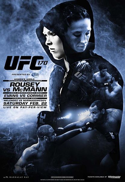 UFC 170: Rousey vs. McMann - Affiches