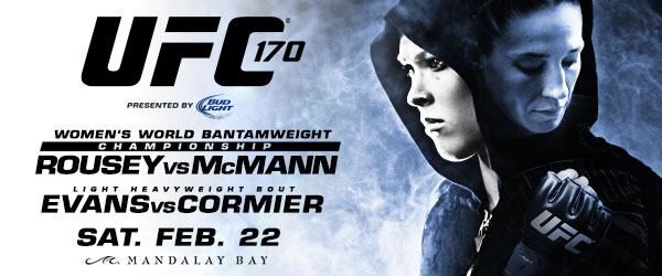 UFC 170: Rousey vs. McMann - Cartazes