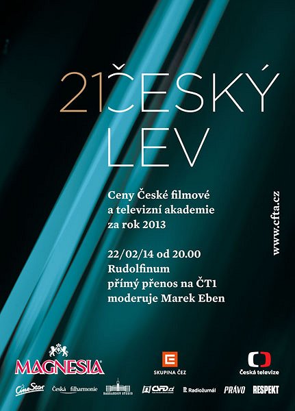 Český lev 2013 - Cartazes