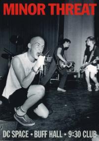 Minor Threat ‎– DC Space • Buff Hall • 9:30 Club - Julisteet