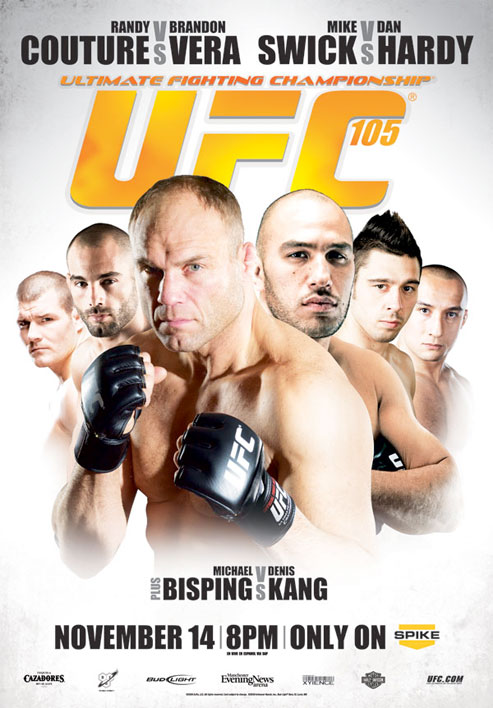 UFC 105: Couture vs. Vera - Posters